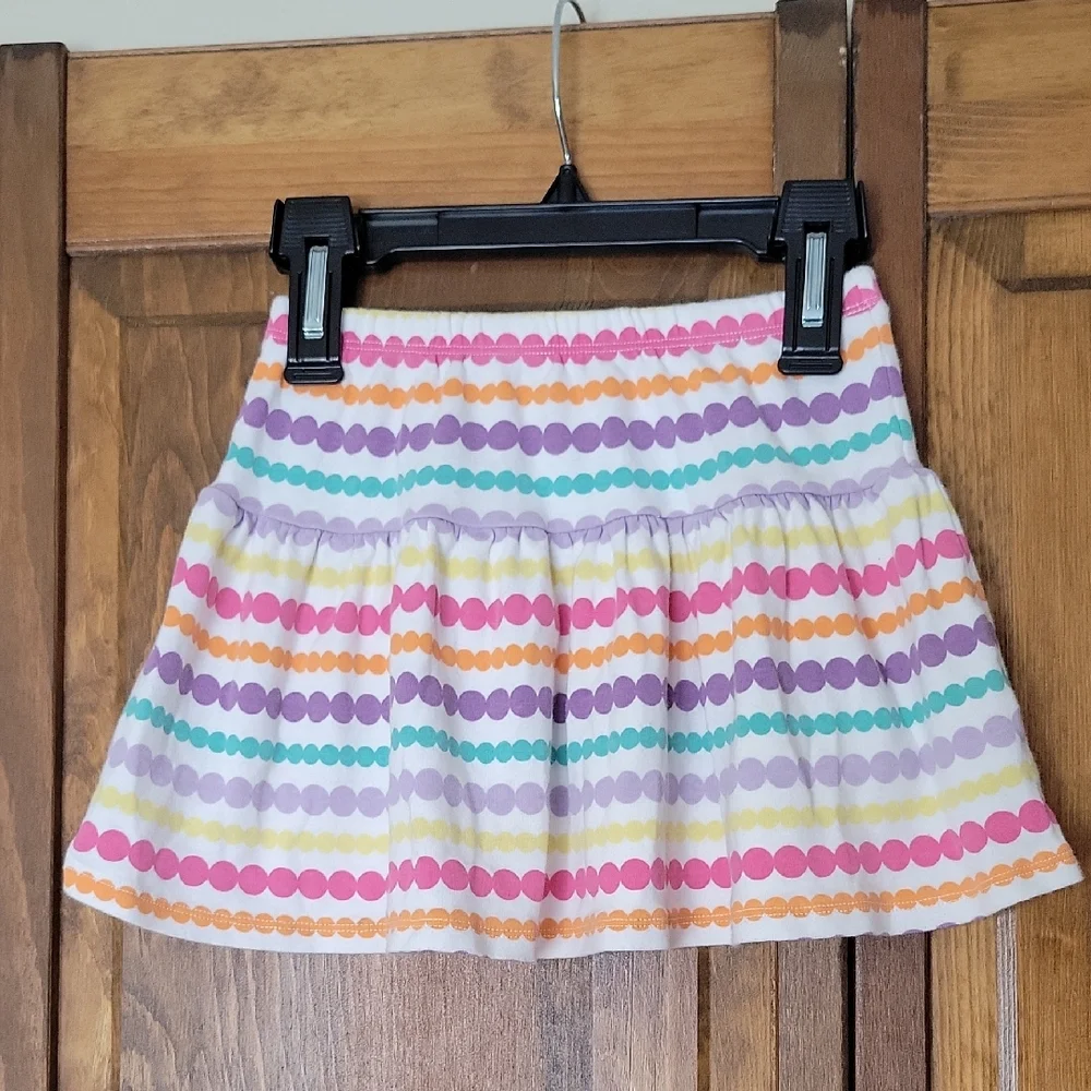 Gymboree Girls Multicolor Striped Skirt Sz 7